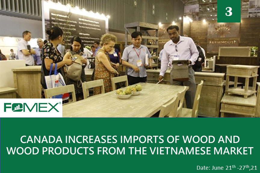 Vietnam Wood product exporting to Canada
