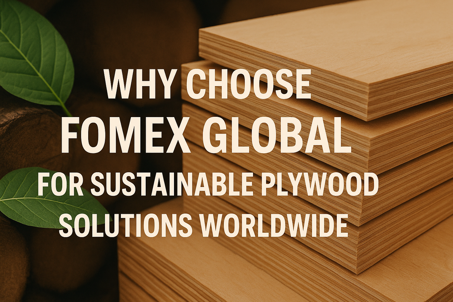 Why Choose Fomex Global for Sustainable Plywood Solutions Worldwide