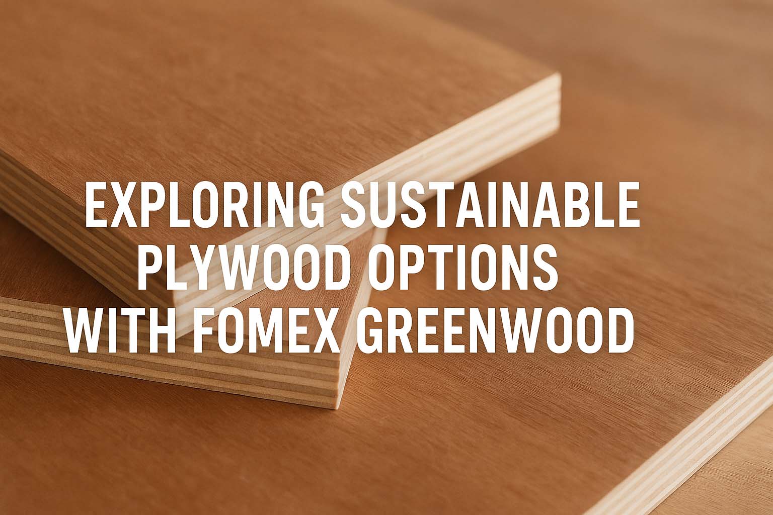 Exploring Sustainable Plywood Options with Fomex Greenwood