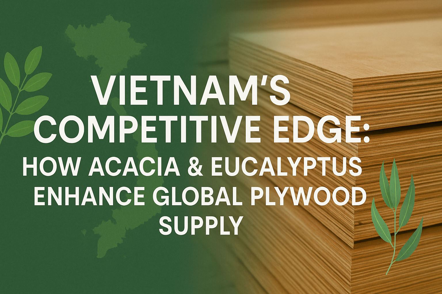 Vietnam Competitive Edge: How Plantation Woods -  Acacia & Eucalyptus Enhance Global Plywood Supply