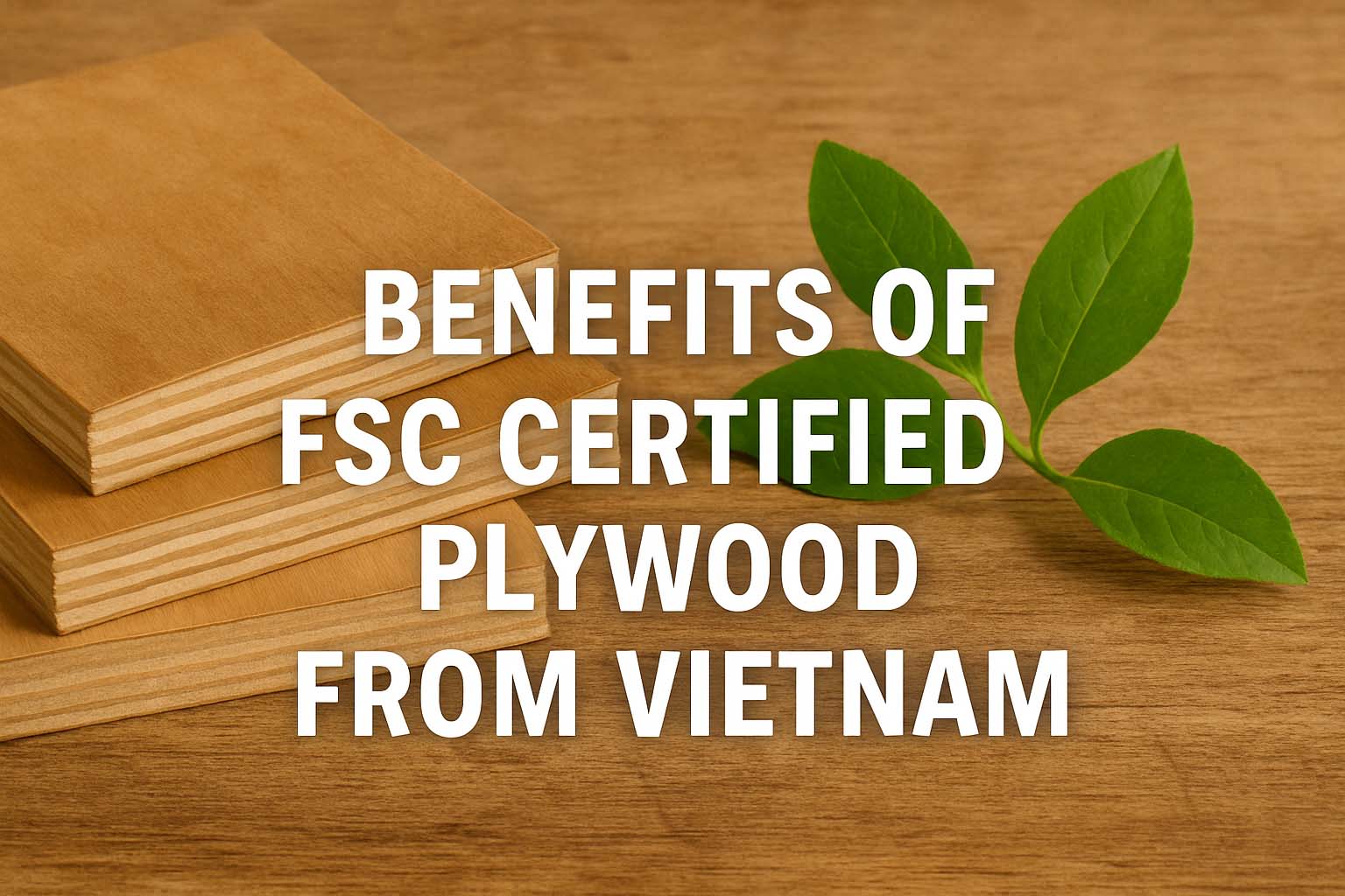 Benefits of FSC Certified Plywood from Vietnam Plywood Supplier