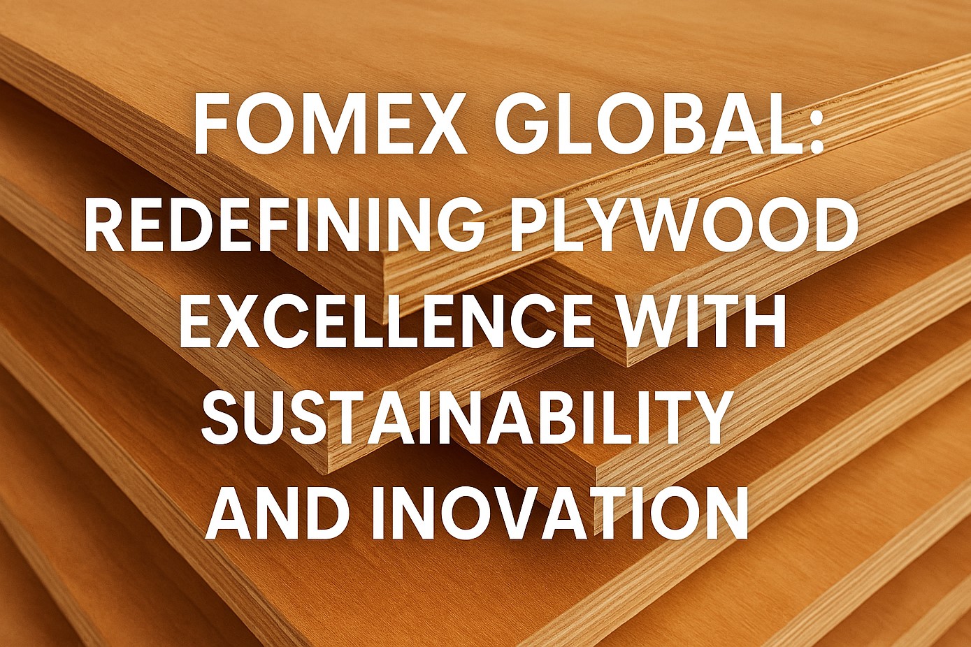 Fomex Global: Redefining Plywood Excellence with Sustainability and Innovation