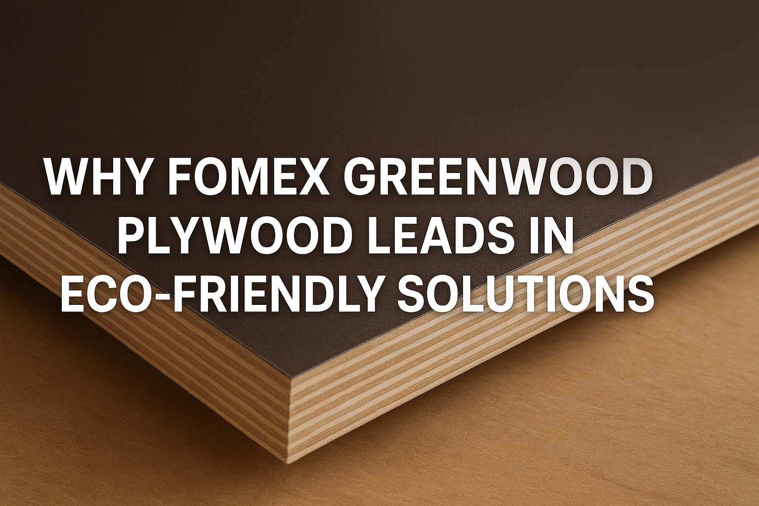Why FOMEX GREENWOOD Plywood Leads in Eco-Friendly Solutions