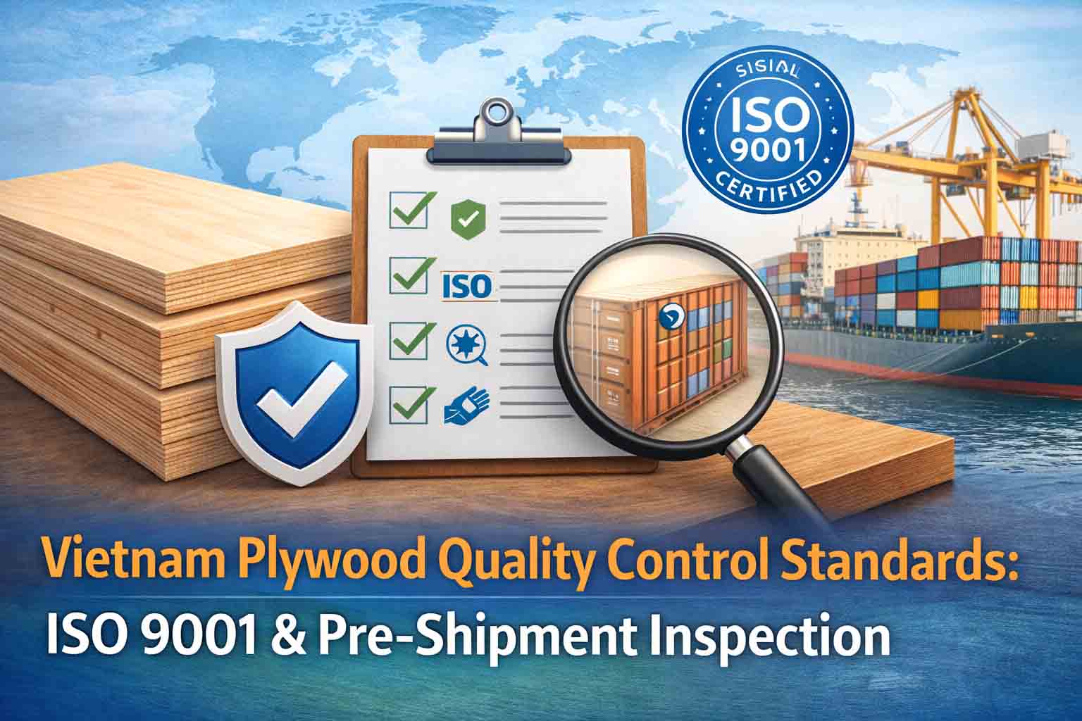 Vietnam Plywood Quality Control Standards: ISO 9001 & Pre-Shipment Inspection