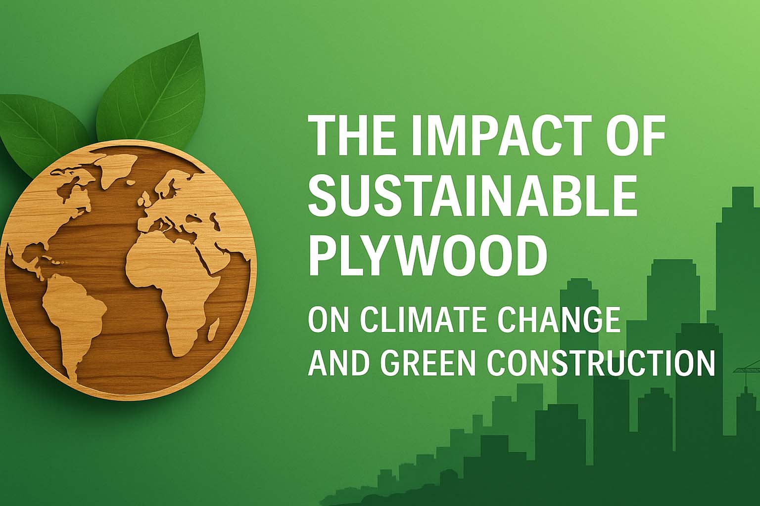 The Impact of Sustainable Plywood on Climate Change and Green Construction