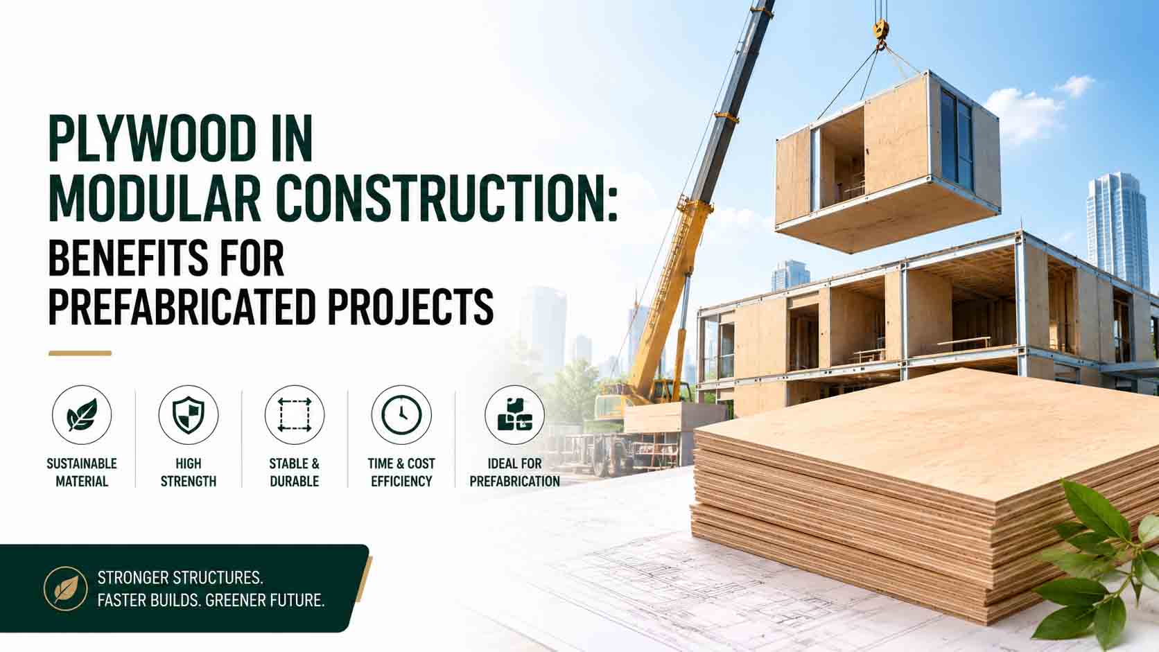 Plywood in Modular Construction: Benefits for Prefabricated Projects