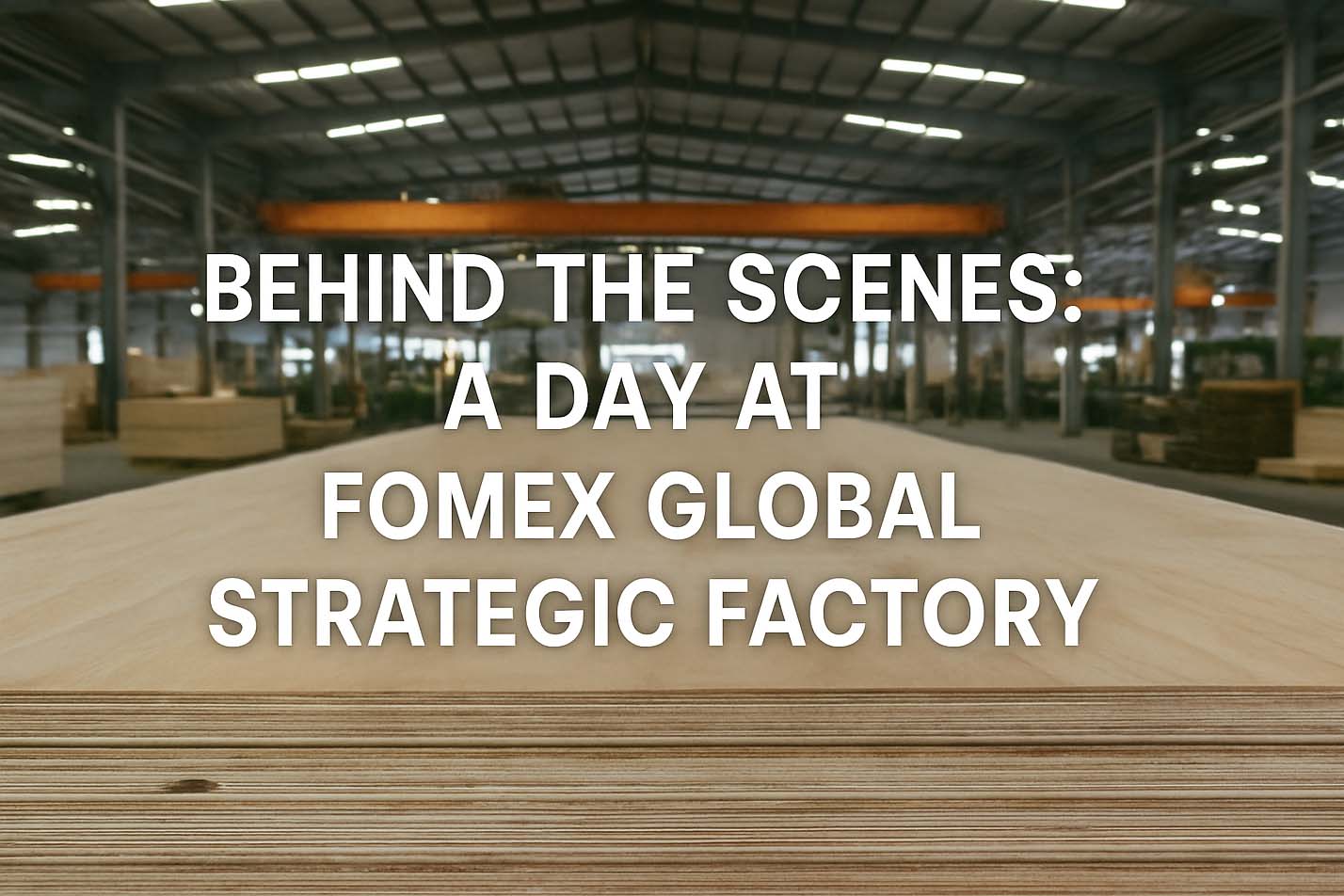 Behind the Scenes: A Day at FOMEX GLOBAL Strategic Factory