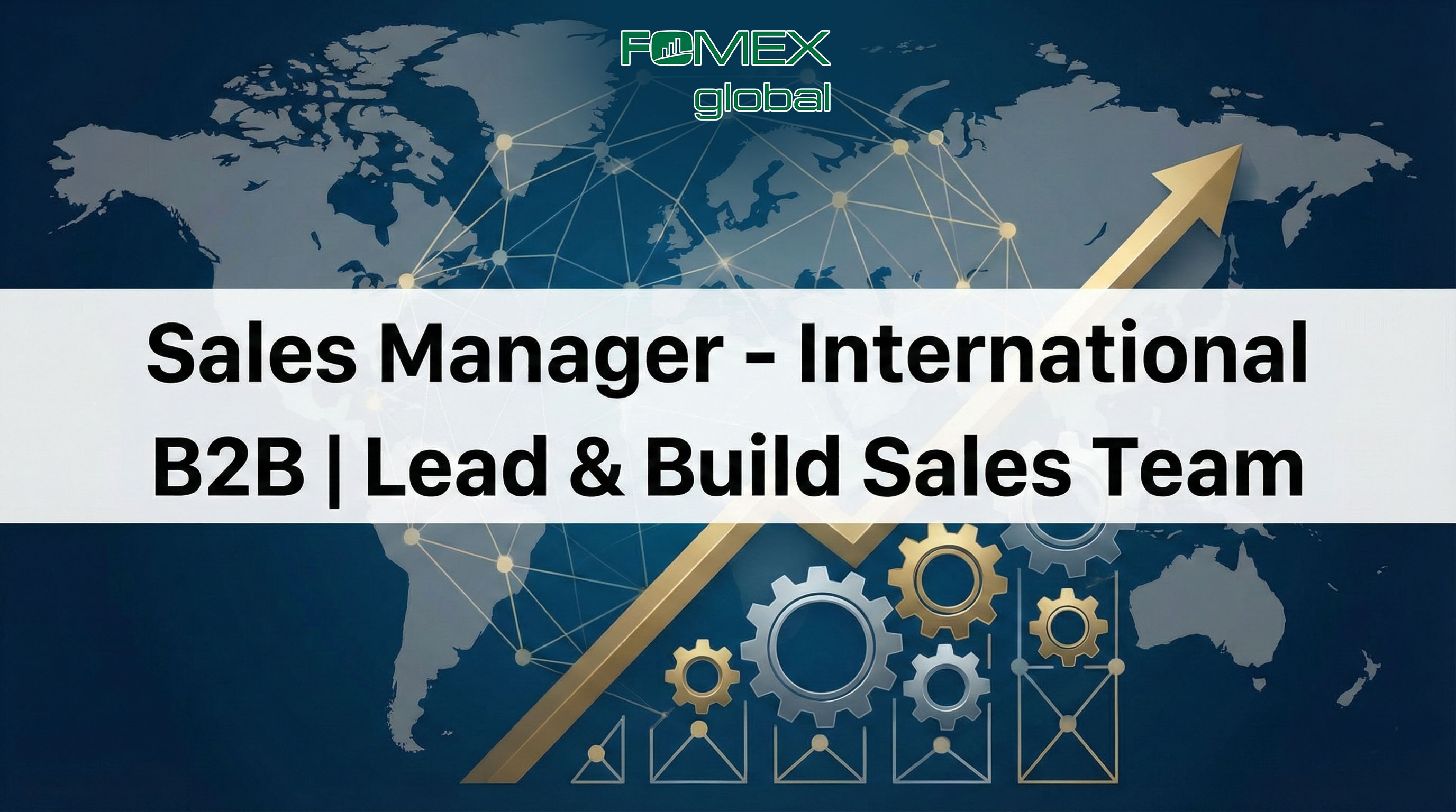 Sales Manager - International B2B - Lead & Build Sales Team