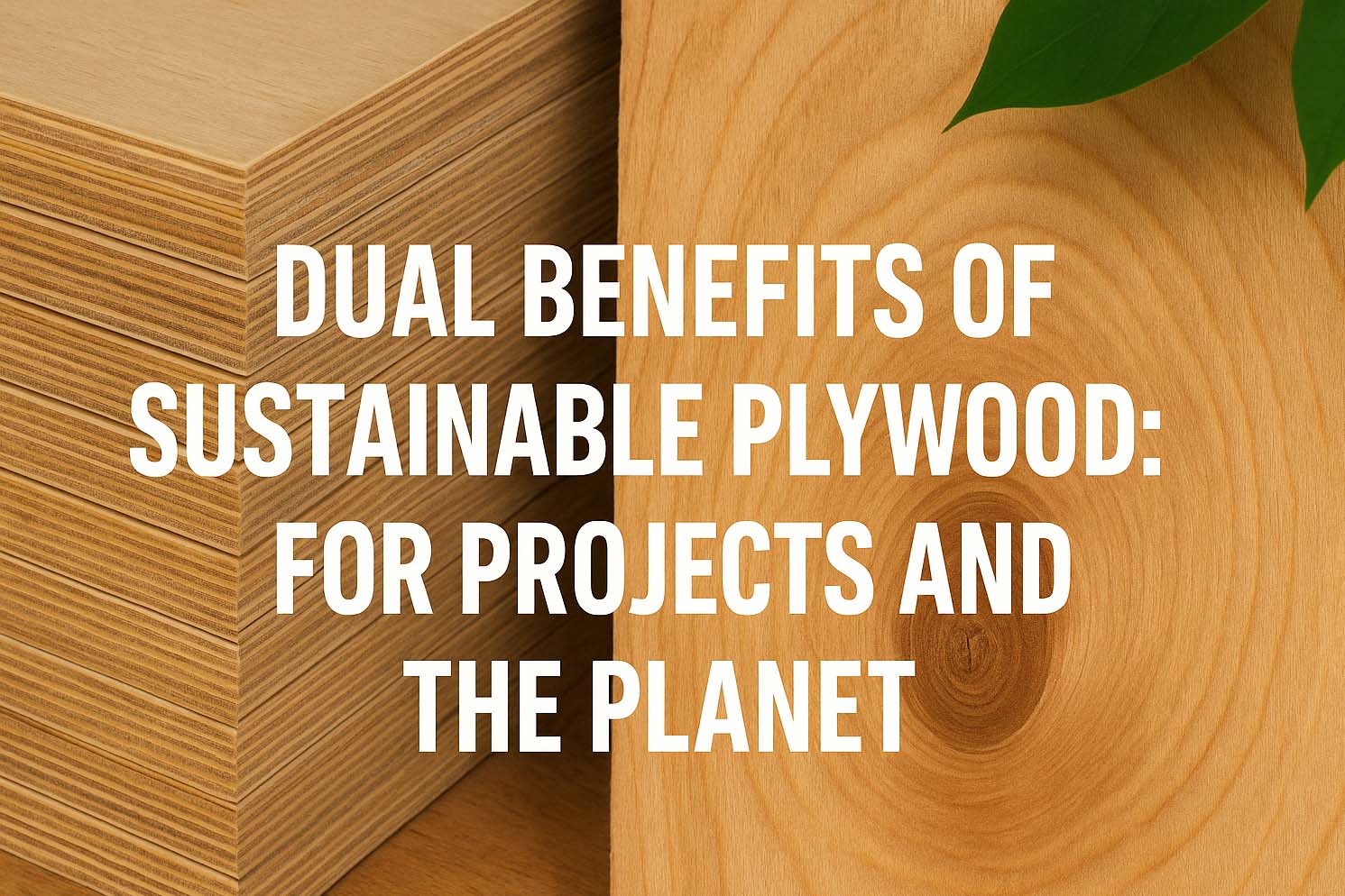 Dual Benefits of Sustainable Plywood: For Projects and the Planet