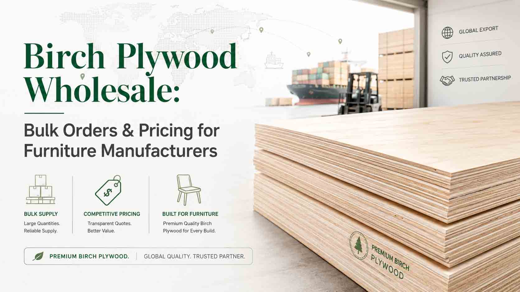  Birch Plywood Wholesale: Bulk Orders & Pricing for Furniture Manufacturers