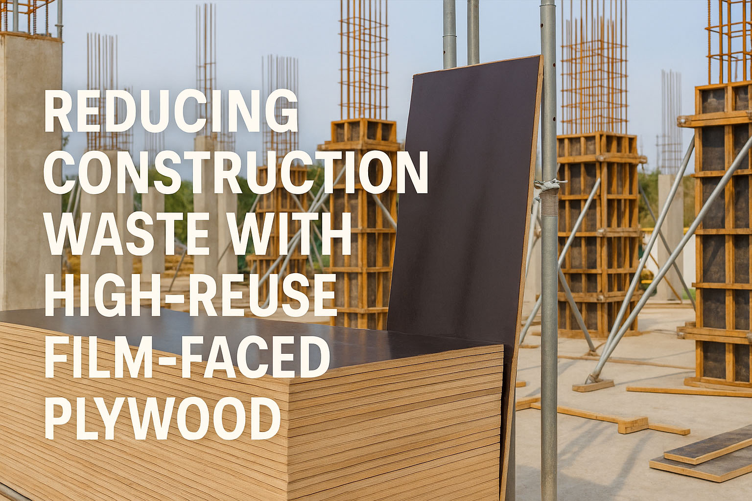 Reducing Construction Waste with High-Reuse Film-Faced Plywood