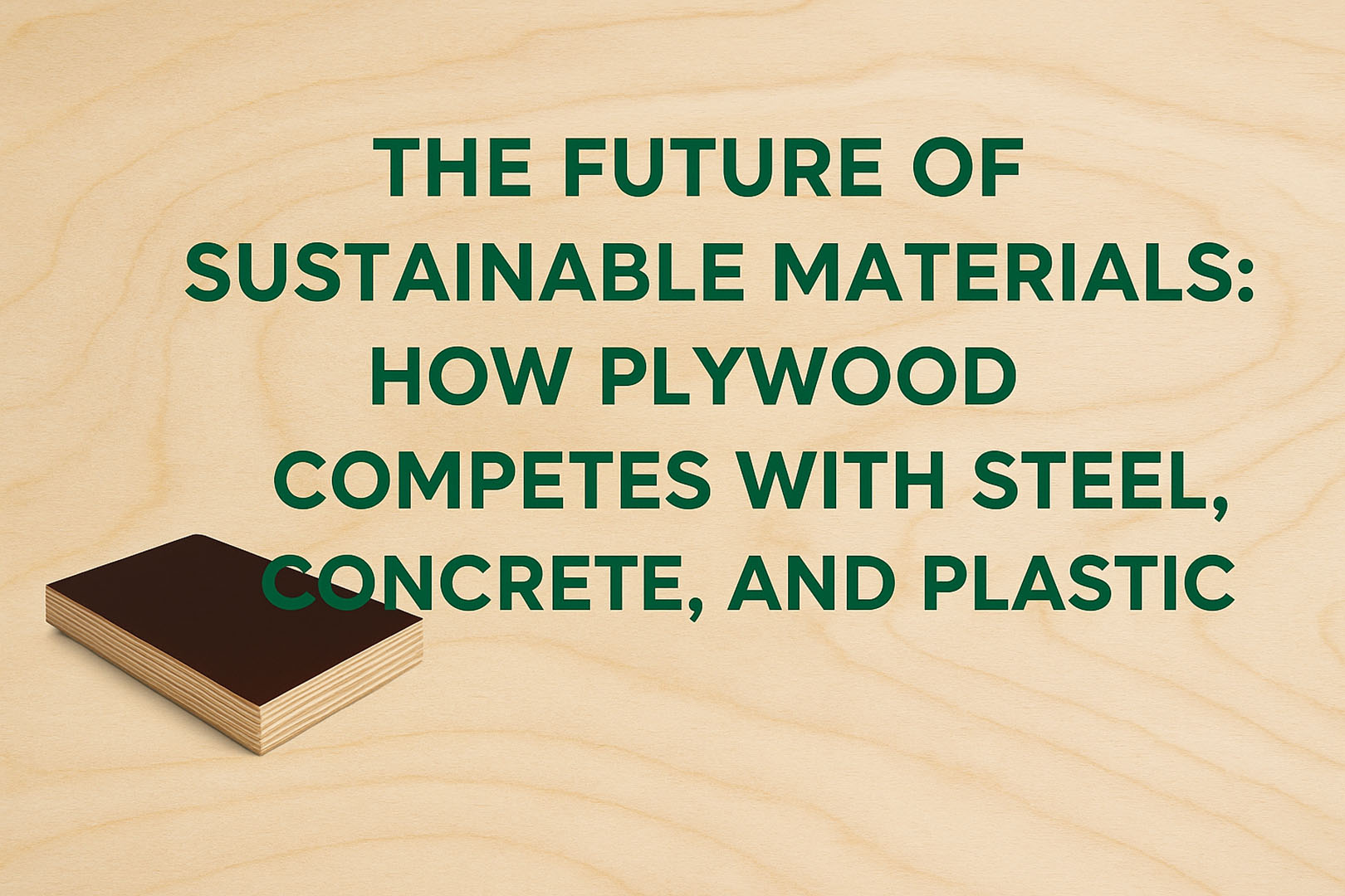The Future of Sustainable Materials: How Plywood Competes with Steel, Concrete, and Plastic