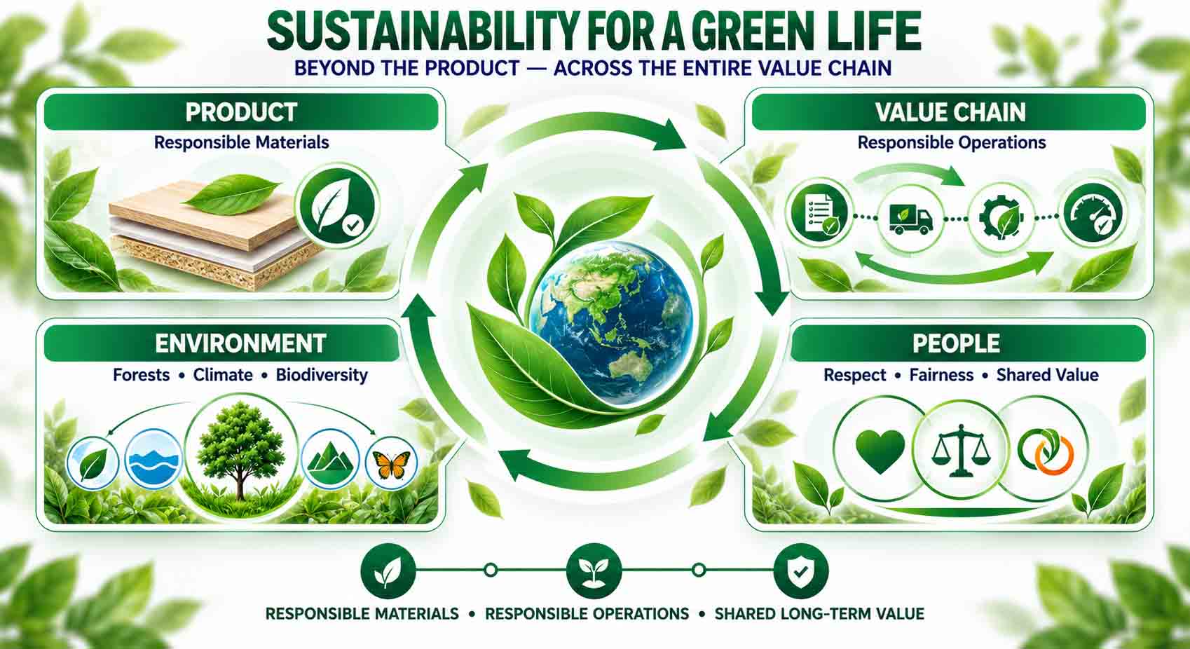 Sustainability for a Green Life